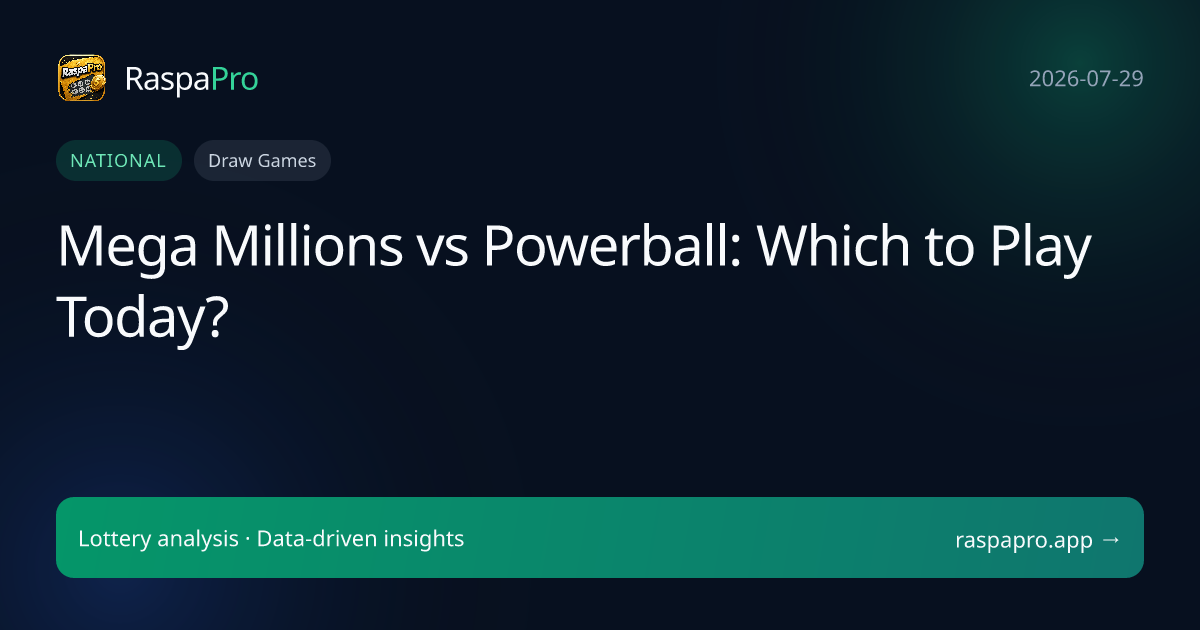Mega Millions vs Powerball: Which to Play Today?